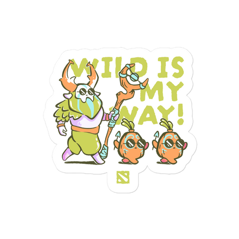 Wild Is My Way ( Nature's Prophet ) Sticker