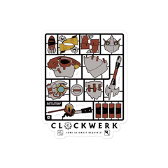 Some Assembly Required ( Clockwerk ) Sticker
