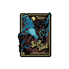 Silent as the Grave ( Visage ) Sticker